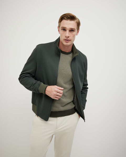Travel Performance Bomber Jacket, Khaki, hi-res